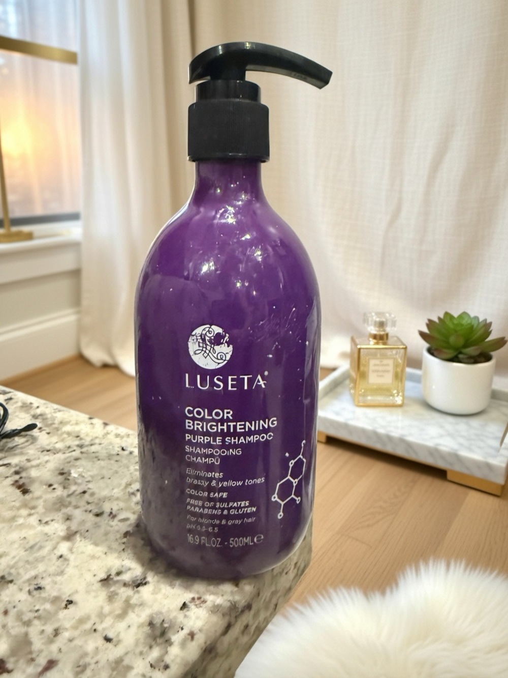 Luseta Color Brightening Purple Shampoo – 16.9 oz – Never Opened
